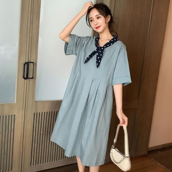 maternity dresses 578# clothes summer cotton a line dress plus size short sleeves loose stylish pregnant women mom, White
maternity dresses 578# clothes summer cotton a line dress plus size short sleeves loose stylish pregnant women mom, White