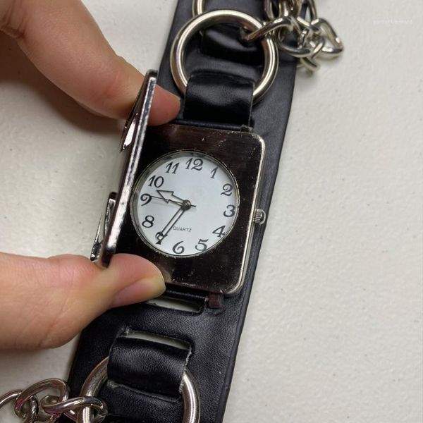wristwatches men's watch fashion leather metal decoration flip cover square hip hop quartz clock bracelet relogio masculino, Slivery;brown
wristwatches men's watch fashion leather metal decoration flip cover square hip hop quartz clock bracelet relogio masculino, Slivery;brown