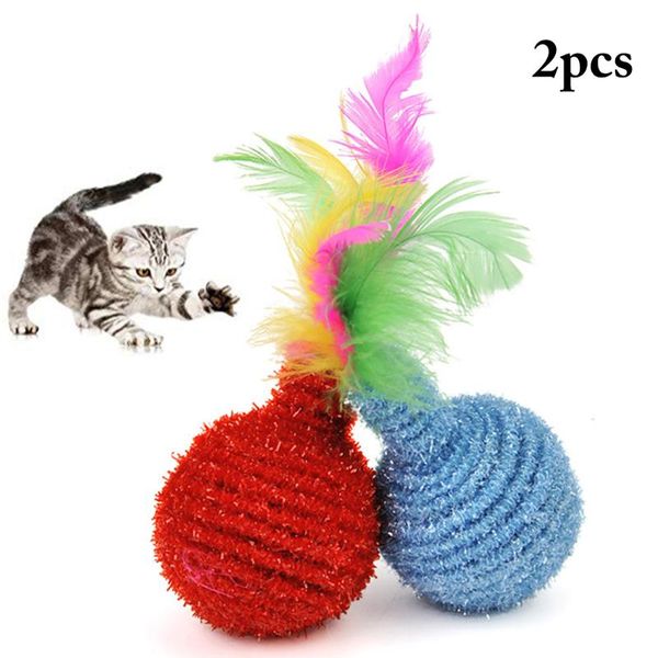 bright silk feather rope grenade ball pet cat toy claw resistant hair interaction supplies random color toys
bright silk feather rope grenade ball pet cat toy claw resistant hair interaction supplies random color toys