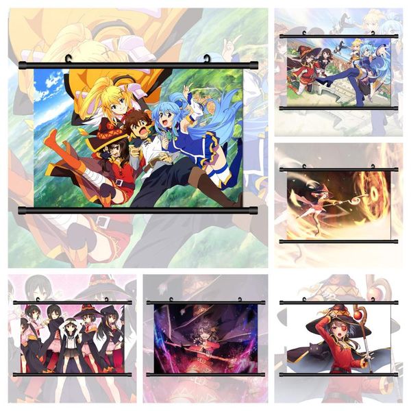 paintings wtq konosuba megumin aqua dustiness yunyun retro poster canvas painting anime posters wall decor art picture home
paintings wtq konosuba megumin aqua dustiness yunyun retro poster canvas painting anime posters wall decor art picture home
