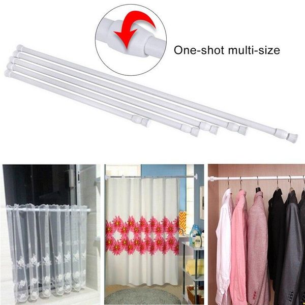 bathroom adjustable curtain rod spring loaded extendable net voile tension rail pole rods 1pc shower curtains
bathroom adjustable curtain rod spring loaded extendable net voile tension rail pole rods 1pc shower curtains