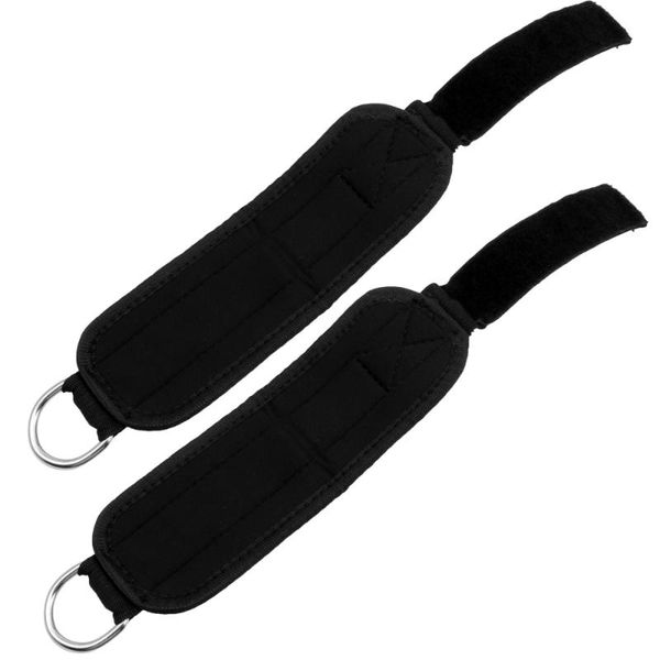 pair ankle straps belt for gym weightlifting legs abs exercises tool support, Blue;black
pair ankle straps belt for gym weightlifting legs abs exercises tool support, Blue;black
