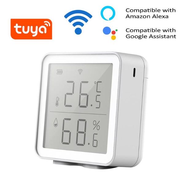 smart home control digital humidity sensor square wifi temperature and remote house thermometer can work alone
smart home control digital humidity sensor square wifi temperature and remote house thermometer can work alone