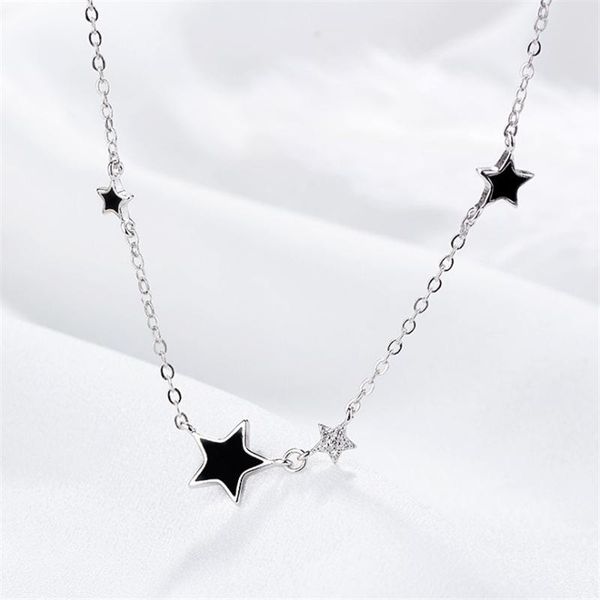 pendant necklaces 2021 black star pentagram cubic zircon woman chains friends jewellery boho mothers day gift kxl1097, Silver
pendant necklaces 2021 black star pentagram cubic zircon woman chains friends jewellery boho mothers day gift kxl1097, Silver