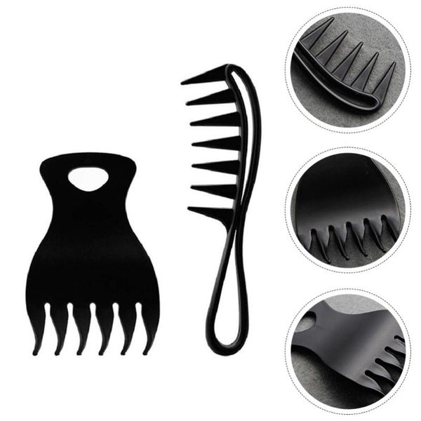 hair brushes 2pcs haircut salon hairdressing comb styling men oil slick combs, Silver
hair brushes 2pcs haircut salon hairdressing comb styling men oil slick combs, Silver