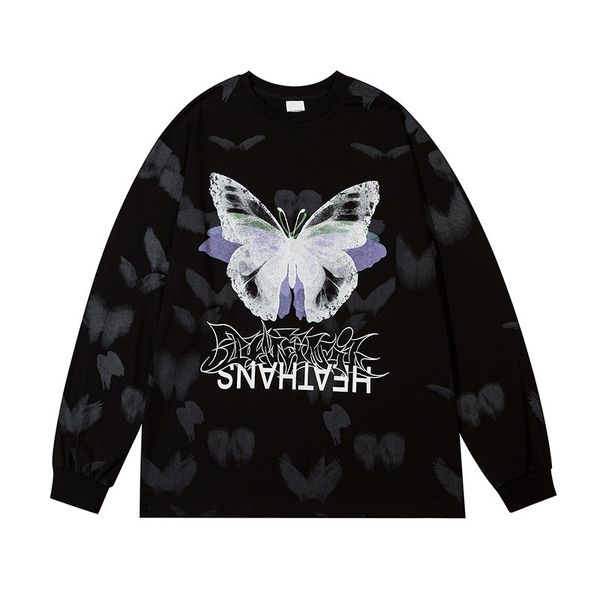 gaojiechao brand body ed long sleeve pullover men's and women's same round neck loose large size sweater, Black
gaojiechao brand body ed long sleeve pullover men's and women's same round neck loose large size sweater, Black