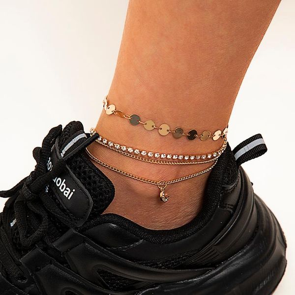anklets ingemark fashion circle star sequins leg bracelets tobillera punk goth crystal tennis chains jewelry for women 2021 gift, Red;blue
anklets ingemark fashion circle star sequins leg bracelets tobillera punk goth crystal tennis chains jewelry for women 2021 gift, Red;blue