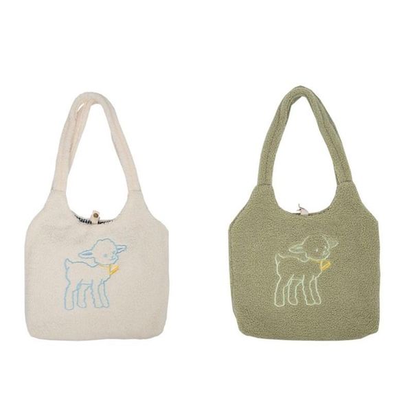 lamb like fabric shoulder bag women girl large capacity embroidery shopping soft plush simple cute book bags fashion handbag school
lamb like fabric shoulder bag women girl large capacity embroidery shopping soft plush simple cute book bags fashion handbag school