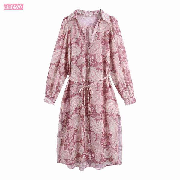 fashion women floral print lapel long sleeves dress vintage with belt loose mid-length chic female dresses vestidos mujer 210507, Black;gray
fashion women floral print lapel long sleeves dress vintage with belt loose mid-length chic female dresses vestidos mujer 210507, Black;gray