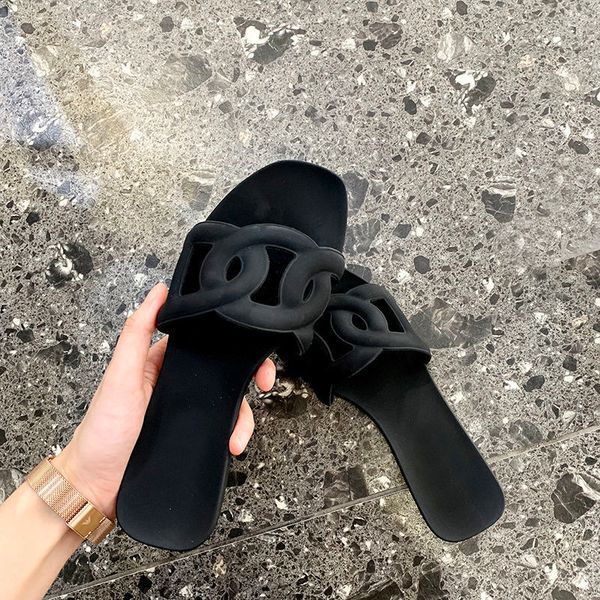 ins female net red jelly h drag bedroom home summer wear beach pig nose one line flat bottom cool slippers slippers cj, Black
ins female net red jelly h drag bedroom home summer wear beach pig nose one line flat bottom cool slippers slippers cj, Black