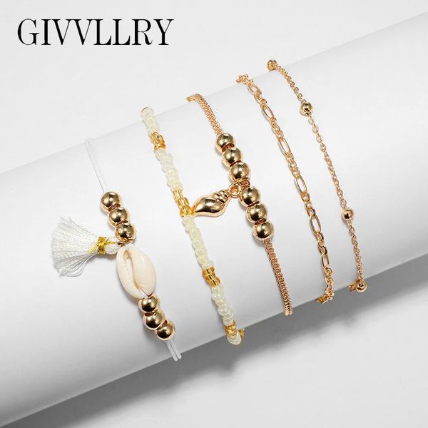 link, chain givvllry 5 pcs/set white beaded bracelets for women bohemian geometric conch shell tassel fashion accessories, Black
link, chain givvllry 5 pcs/set white beaded bracelets for women bohemian geometric conch shell tassel fashion accessories, Black