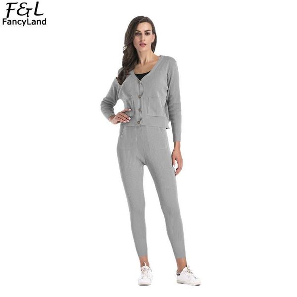 women's two piece pants full long sweater neck length regular cardigan autumn fashion women solid casual winter set v sleeve outfit, White
women's two piece pants full long sweater neck length regular cardigan autumn fashion women solid casual winter set v sleeve outfit, White