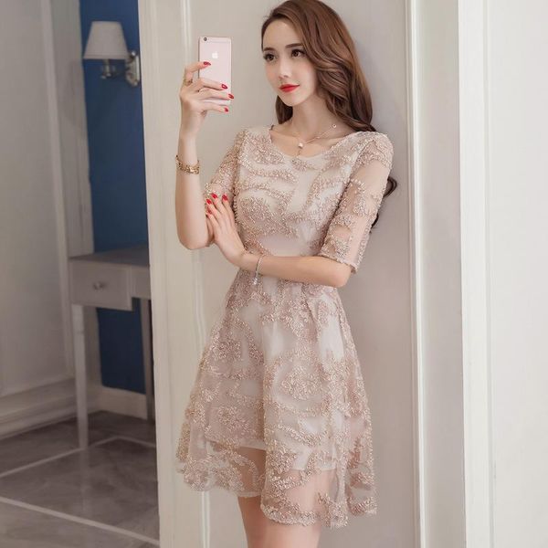 lace appliques lady banquet a-line dresses plus size s-4xl slim short skirt elegant evening party prom gown vestidos de festa ethnic clothin, Red
lace appliques lady banquet a-line dresses plus size s-4xl slim short skirt elegant evening party prom gown vestidos de festa ethnic clothin, Red