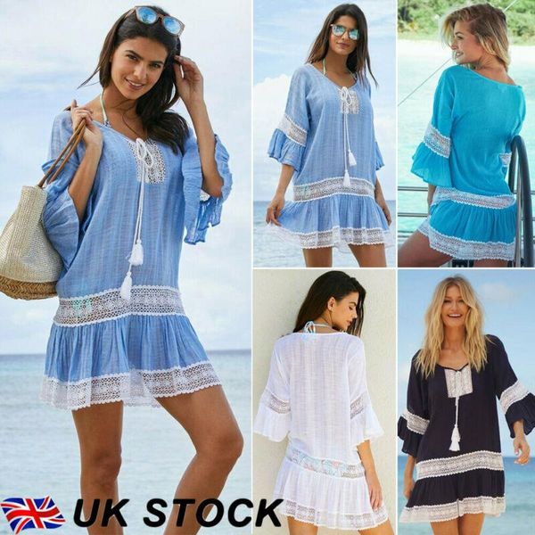 casual dresses summer women lace dress loose crochet bathing suit beachwear swimwear cover up fashion beach, Black;gray
casual dresses summer women lace dress loose crochet bathing suit beachwear swimwear cover up fashion beach, Black;gray