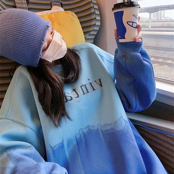 women's hoodies & sweatshirts k- fall blue-pink tie dye pullover thin sweatshirt section preppy all-match oversized hoodie loose trendy, Black
women's hoodies & sweatshirts k- fall blue-pink tie dye pullover thin sweatshirt section preppy all-match oversized hoodie loose trendy, Black