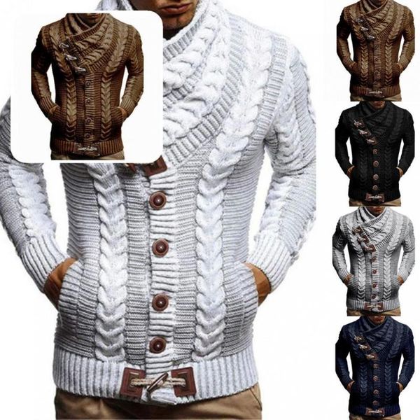 men's sweaters sweater jacket windproof fine workmanship knitted trendy, White;black
men's sweaters sweater jacket windproof fine workmanship knitted trendy, White;black