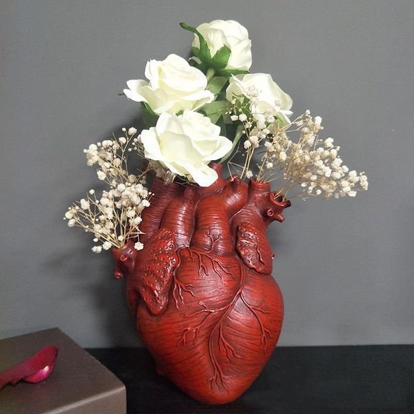 vases artificial heart sculpture vase personalized anatomical shape art resin flower for deskhome decor ornament gifts 
vases artificial heart sculpture vase personalized anatomical shape art resin flower for deskhome decor ornament gifts