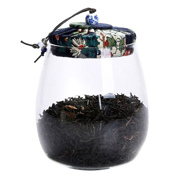storage bottles & jars transparent sealed tea tin with high-quality glass cloth cover for storing dried fruits candies pastoral style
storage bottles & jars transparent sealed tea tin with high-quality glass cloth cover for storing dried fruits candies pastoral style