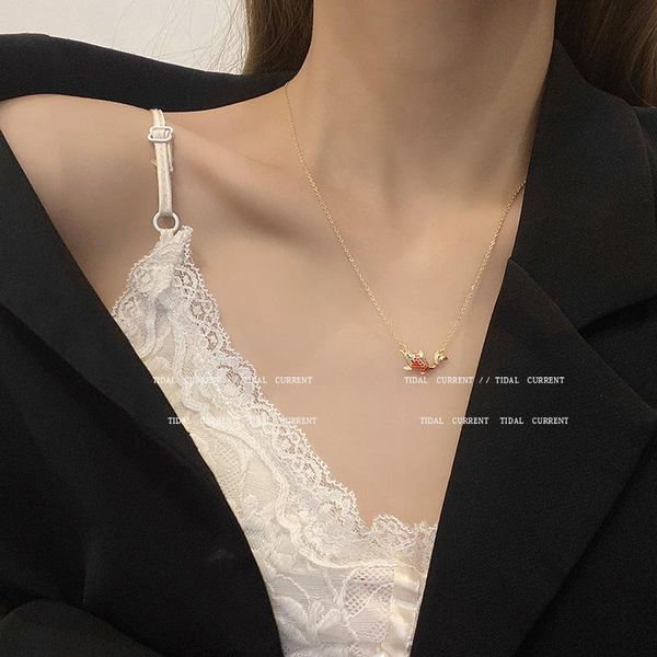 pendant necklaces lucky koi guochao lady necklace chinese style light luxury niche design clavicle chain fashion joker cold, Silver
pendant necklaces lucky koi guochao lady necklace chinese style light luxury niche design clavicle chain fashion joker cold, Silver