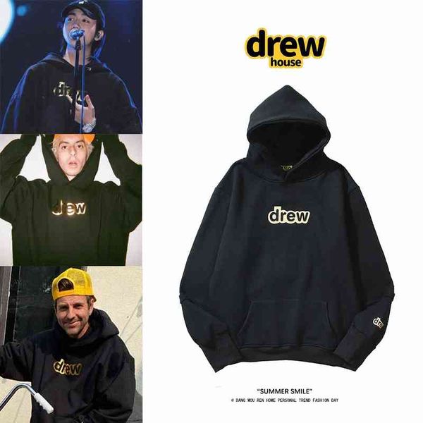 men's hoodies & sweatshirts designer autumn embroidery drew hoodie women men hoodies sweatshirts house pockets loose sleeve pullover st, Black
men's hoodies & sweatshirts designer autumn embroidery drew hoodie women men hoodies sweatshirts house pockets loose sleeve pullover st, Black