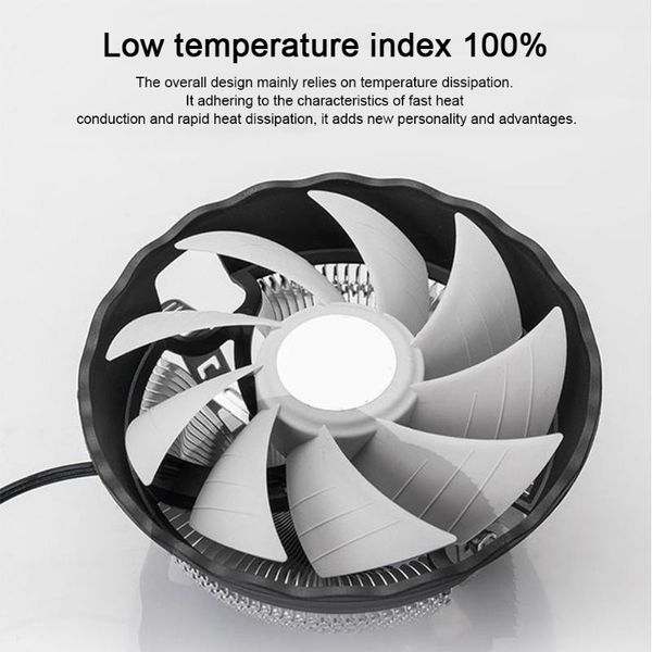 air heatsink professional accessories stable cpu cooler led low noise cooling fan office deskcomputer rgb luminous for intel fans & cool
air heatsink professional accessories stable cpu cooler led low noise cooling fan office deskcomputer rgb luminous for intel fans & cool