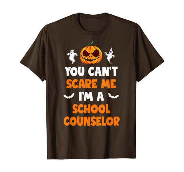 you can't scare me i'm a school counselor costume t-shirt, White;black
you can't scare me i'm a school counselor costume t-shirt, White;black