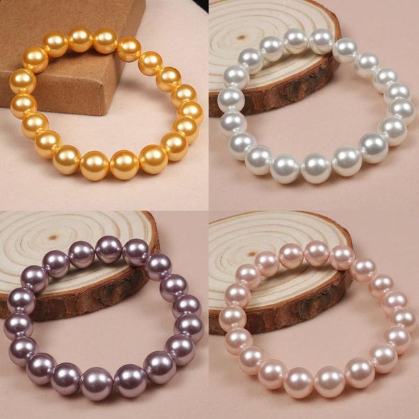 beaded, strands 18cm women's bracelet shell imitation pearl chain fashion temperament beaded charms for jewelry findings, Black
beaded, strands 18cm women's bracelet shell imitation pearl chain fashion temperament beaded charms for jewelry findings, Black