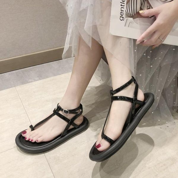 sandals fashion women's shoes 2021 summer all-match comfortable solid leather buckle strap leisure beach flat open toe, Black
sandals fashion women's shoes 2021 summer all-match comfortable solid leather buckle strap leisure beach flat open toe, Black