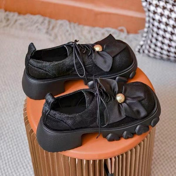 dress shoes british style women's pumps 2021 autumn women small leather female square toe bow-knot loafers fashion single, Black
dress shoes british style women's pumps 2021 autumn women small leather female square toe bow-knot loafers fashion single, Black