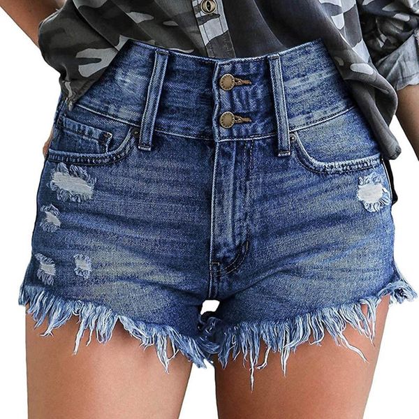 women's shorts 2021 women tassel hole jeans summer denim short pants button zipper pantalones cortos mujer d3, White;black
women's shorts 2021 women tassel hole jeans summer denim short pants button zipper pantalones cortos mujer d3, White;black