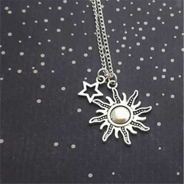 sun and star necklace, friendship celestial jewelry, bff space charm, friends pendant necklaces, Silver
sun and star necklace, friendship celestial jewelry, bff space charm, friends pendant necklaces, Silver