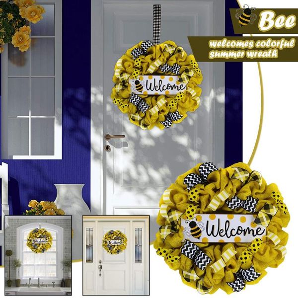 decorative flowers & wreaths modern home decor items bee festival party decoration round wreath living room bedroom holiday hanging door #10
decorative flowers & wreaths modern home decor items bee festival party decoration round wreath living room bedroom holiday hanging door #10