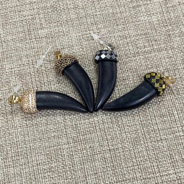 charms 1 piece natural crystal stone pendant black knife shape ladies reiki healing vintage jewelry make diy necklace earrings, Bronze;silver
charms 1 piece natural crystal stone pendant black knife shape ladies reiki healing vintage jewelry make diy necklace earrings, Bronze;silver