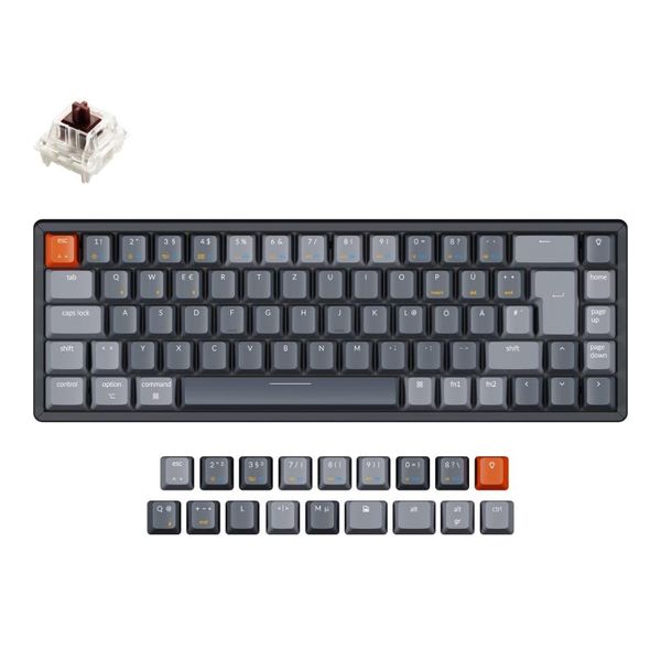 keyboards keychron k6 q de wireless mechanical keyboard (de iso layout) w/ rgb backlight aluminum frame gateron machanical switch
keyboards keychron k6 q de wireless mechanical keyboard (de iso layout) w/ rgb backlight aluminum frame gateron machanical switch