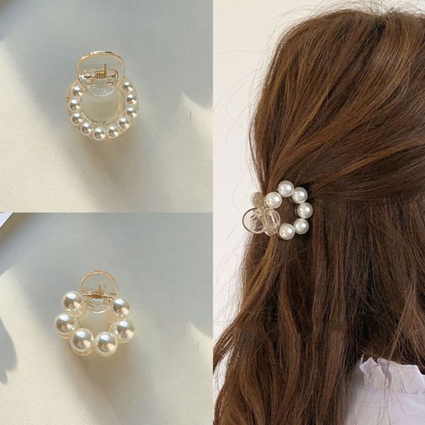 fashion mini round pearl hair claw for women girls hair clips elegant acrylic barrettes claw crab hairpins hair accessories, Golden;silver
fashion mini round pearl hair claw for women girls hair clips elegant acrylic barrettes claw crab hairpins hair accessories, Golden;silver