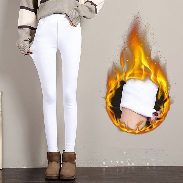 winter warm leggings women's pant velvet thick slim trousers ladies casual solid elastic stretch skinny pencil white black, Black;white
winter warm leggings women's pant velvet thick slim trousers ladies casual solid elastic stretch skinny pencil white black, Black;white