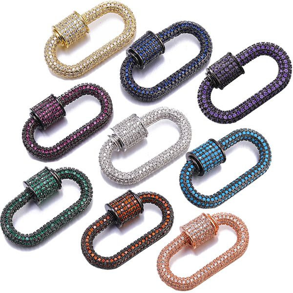 riversr cz micro pave screw clasps accessories white rose yellow gun black fuchsia orange purple oval copper zircon diy jewelry making suppl
riversr cz micro pave screw clasps accessories white rose yellow gun black fuchsia orange purple oval copper zircon diy jewelry making suppl