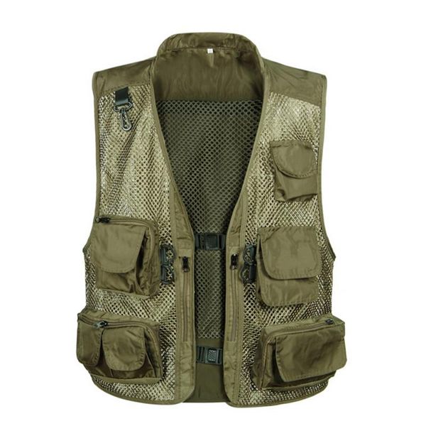 men autumn casual pographer camouflage vest colete multi pocket mesh vests cameraman sleeveless jacket chaleco hombre men's, Black;white
men autumn casual pographer camouflage vest colete multi pocket mesh vests cameraman sleeveless jacket chaleco hombre men's, Black;white