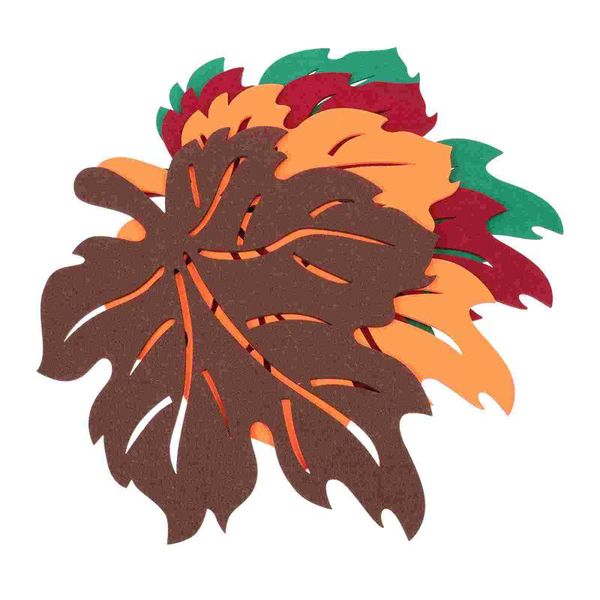 mats & pads 4 pcs festive household leaf-shaped festival placemats insulated coasters (assorted color)
mats & pads 4 pcs festive household leaf-shaped festival placemats insulated coasters (assorted color)