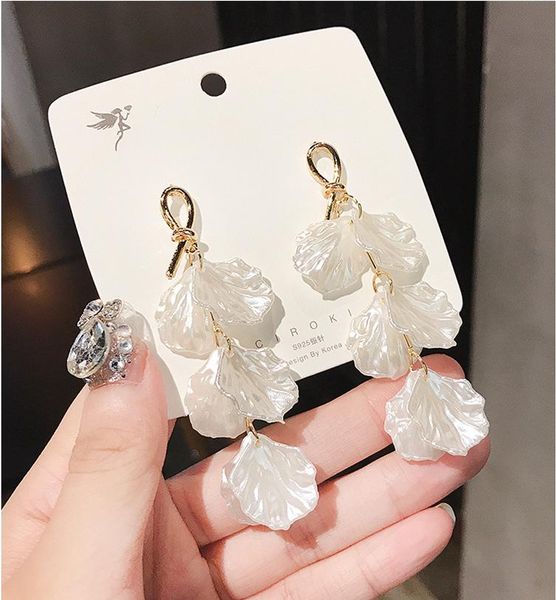 dangle & chandelier s925 shell flower earrings female japan and south korea fresh long net red versatile temperament petal, Silver
dangle & chandelier s925 shell flower earrings female japan and south korea fresh long net red versatile temperament petal, Silver