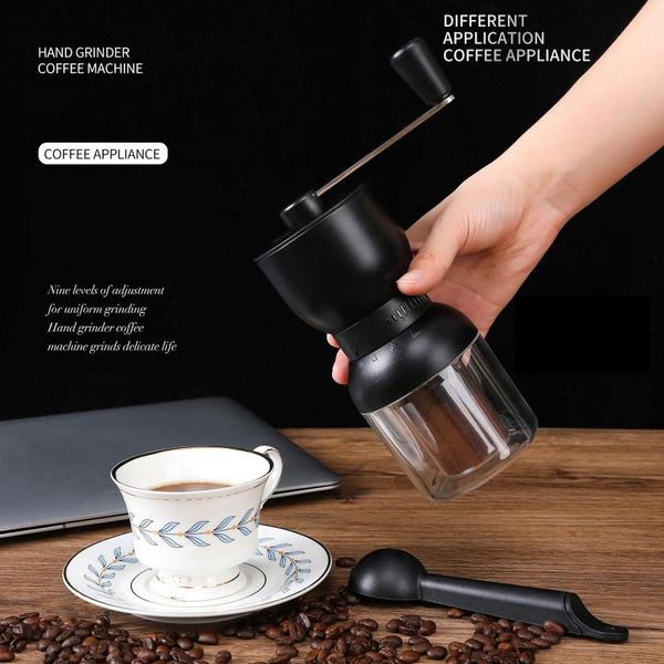 manual coffee grinders portable adjustable grinding 4 gear solid pepper grinder for home espresso milling machine
manual coffee grinders portable adjustable grinding 4 gear solid pepper grinder for home espresso milling machine