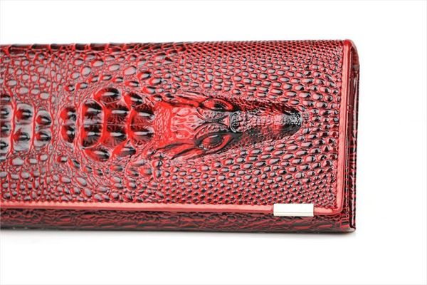 genuine leather 3d embossing alligator ladies crocodile long clutch wallets women wallet female coin purses holders brand, Red;black
genuine leather 3d embossing alligator ladies crocodile long clutch wallets women wallet female coin purses holders brand, Red;black