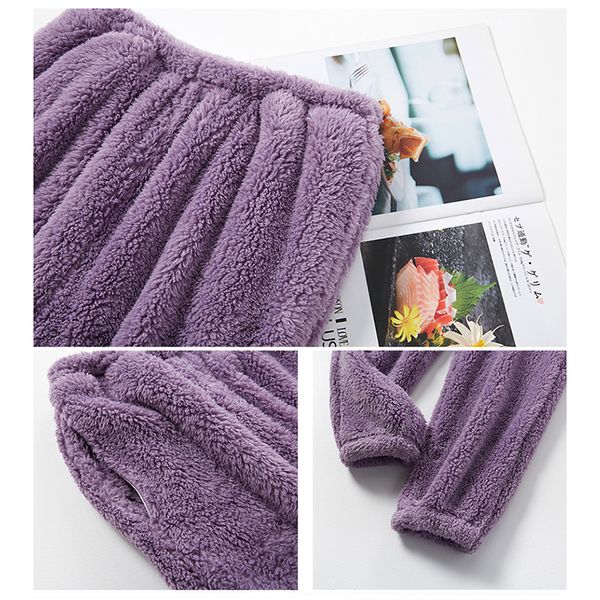 atuendo winter warm velvet purple pajama set for women 100% flannel atoff home satin sleepwear fashion plush silk soft nightwear, Black;red
atuendo winter warm velvet purple pajama set for women 100% flannel atoff home satin sleepwear fashion plush silk soft nightwear, Black;red