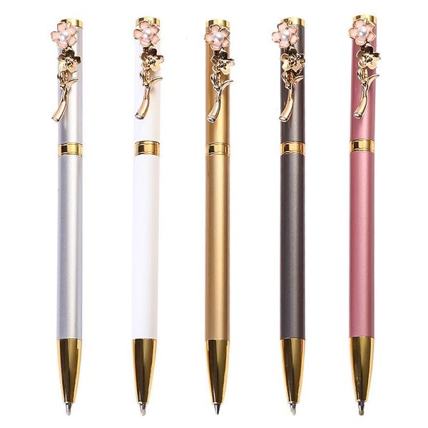 ballpoint pens peach blossom pearl signature pen , pen, rotating metal ball stationery gift, Blue;orange
ballpoint pens peach blossom pearl signature pen , pen, rotating metal ball stationery gift, Blue;orange