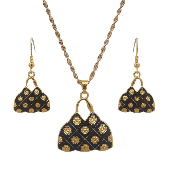 papua new guinea png women handbag pendant necklace wedding jewelry sets, Slivery;golden
papua new guinea png women handbag pendant necklace wedding jewelry sets, Slivery;golden
