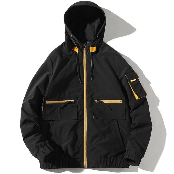 men's jackets autumn windbreaker mens street jacket and coat young male hooded bomber harajuku outwear nz7f, Black;brown
men's jackets autumn windbreaker mens street jacket and coat young male hooded bomber harajuku outwear nz7f, Black;brown