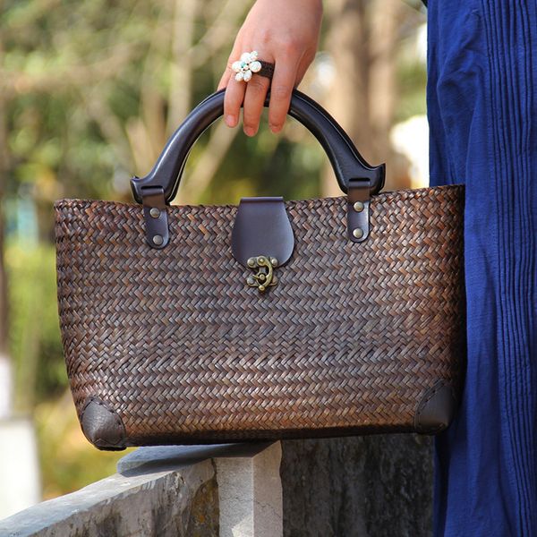 woven bag straw bamboo brown stuff sackstotes women's grass rattan wood portable
woven bag straw bamboo brown stuff sackstotes women's grass rattan wood portable