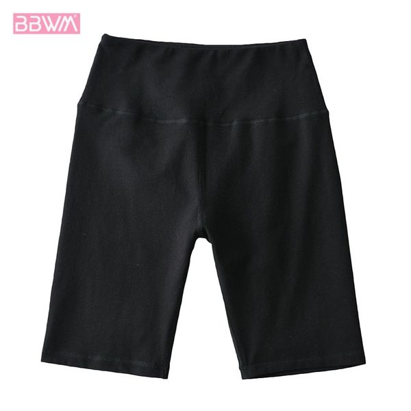 vintage spring simple high waist stretch slim women's cycling sweatpants chic female shorts 210507, White;black
vintage spring simple high waist stretch slim women's cycling sweatpants chic female shorts 210507, White;black