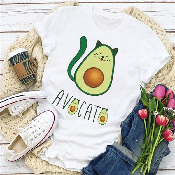 graphic cat avocado cute women short sleeve cartoon 90s summer lady womens clothing clothes tee female, White
graphic cat avocado cute women short sleeve cartoon 90s summer lady womens clothing clothes tee female, White