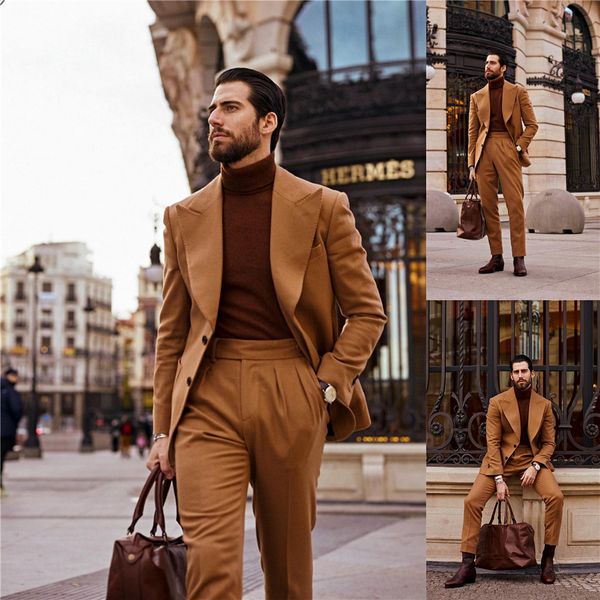 handsome brown business mens coat pants suits two buttom groom tuxedos men prom dinner blazer, Black
handsome brown business mens coat pants suits two buttom groom tuxedos men prom dinner blazer, Black